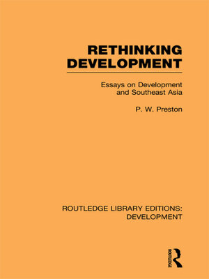 cover image of Rethinking Development
